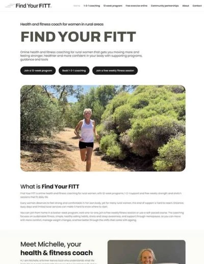 Find Your FITT website preview