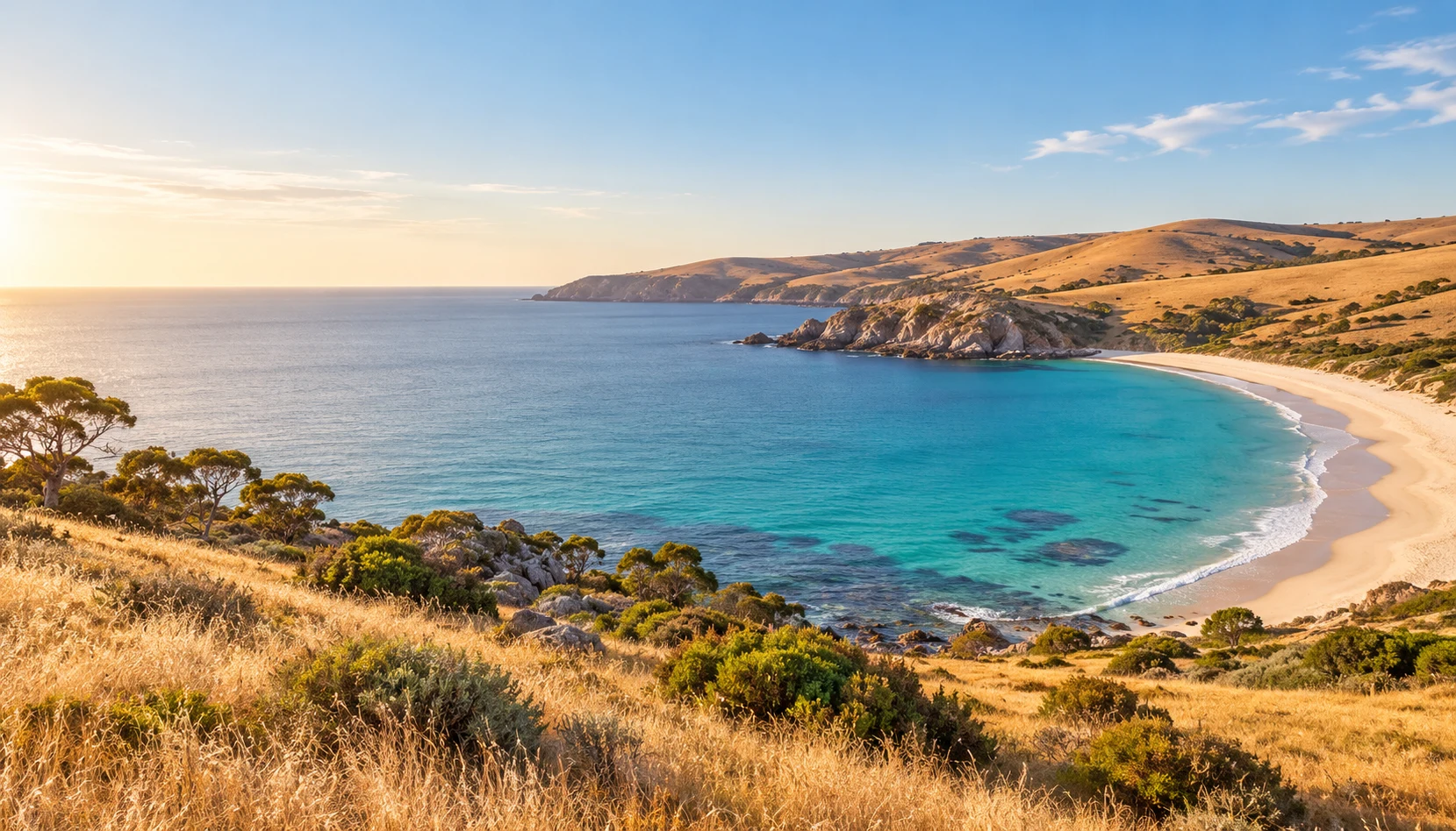 Coastal scenery representing accommodation, tourism and hospitality