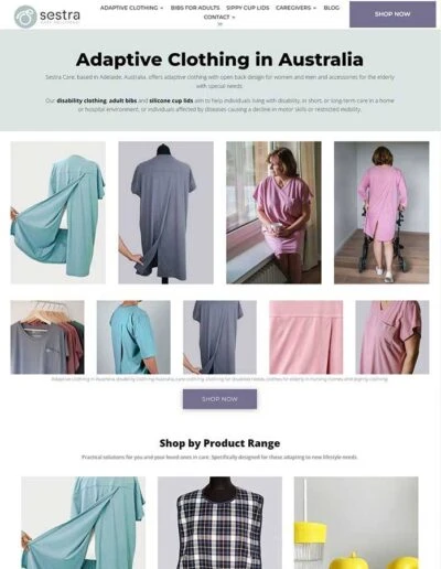 Sestra Care website preview