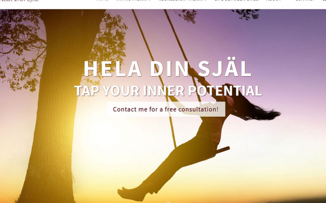 Website redesign for Hela din Själ in Sweden