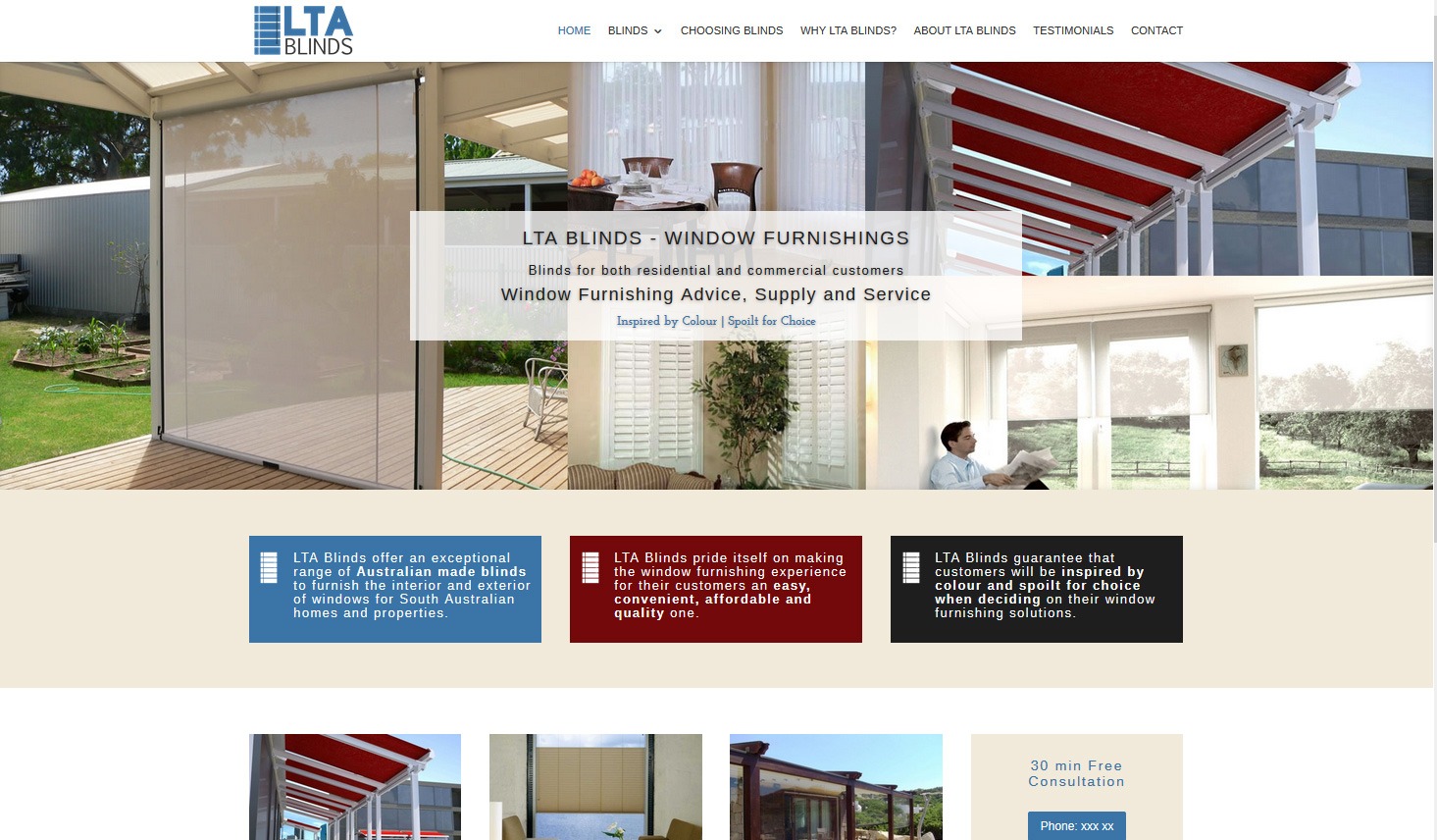 Lta Blinds in Adelaide, commercial and domestic blinds