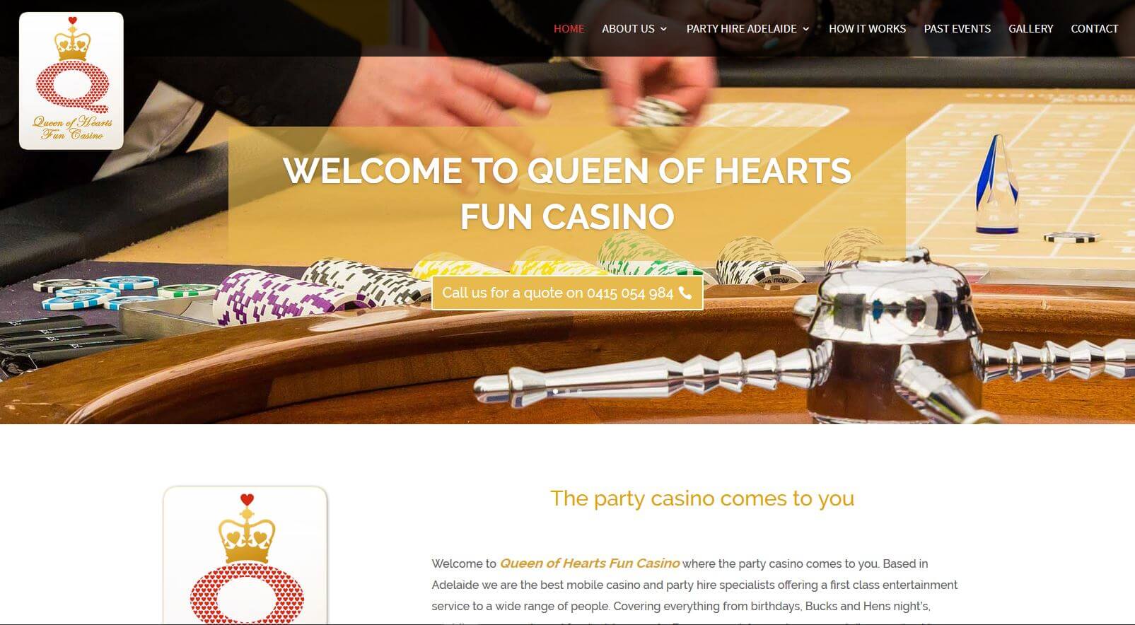 website for queen of hearts fun casino in adelaide