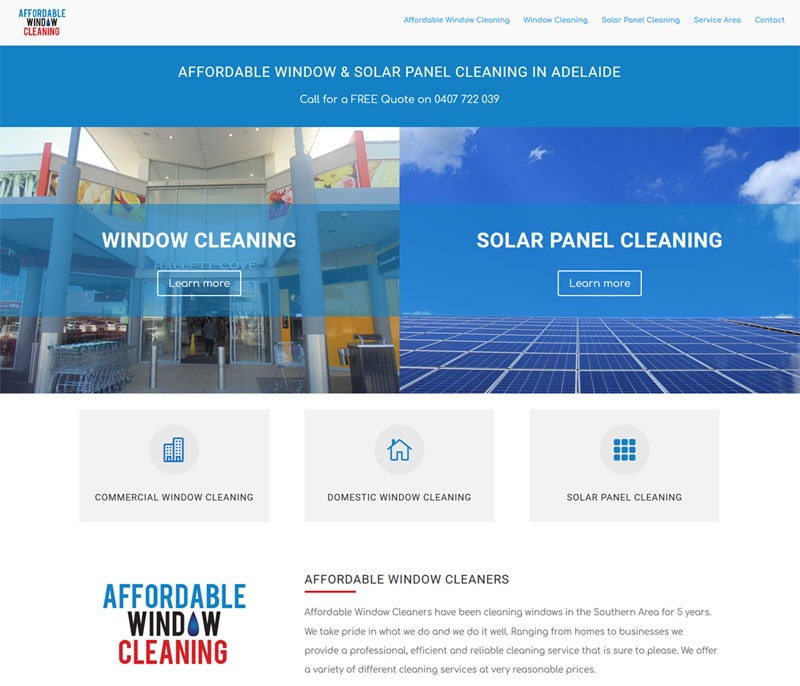 website for affordable window cleaners adelaide 