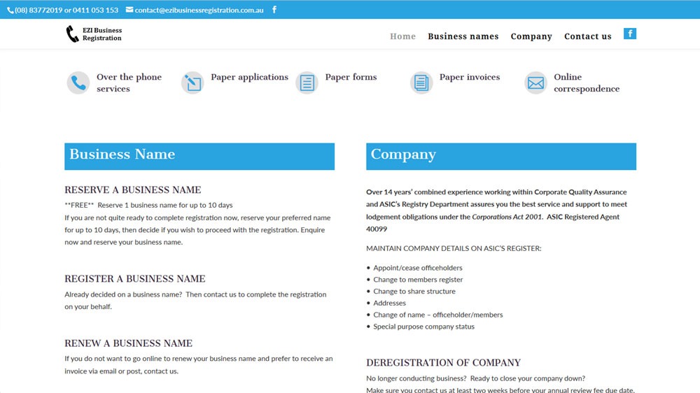 ezibusiness registration website ezibusiness registration website