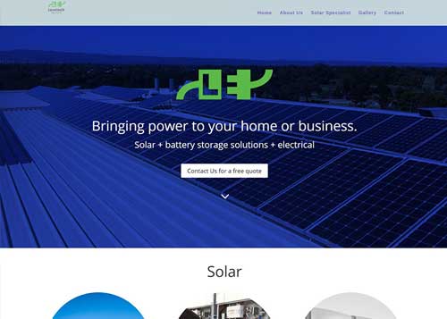 Lovelock Electrical Website Design