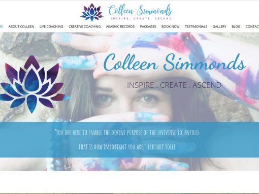 Website for Intuitive Life Coach and Creative