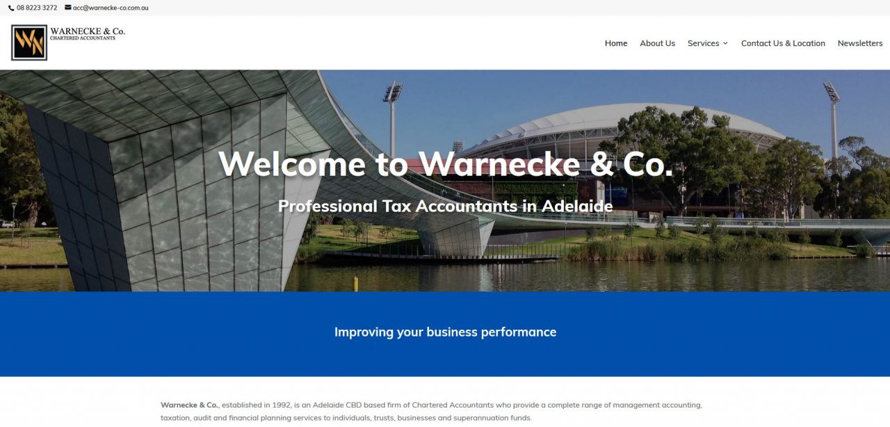 site For Accountant Firm In Adelaide site Adelaide