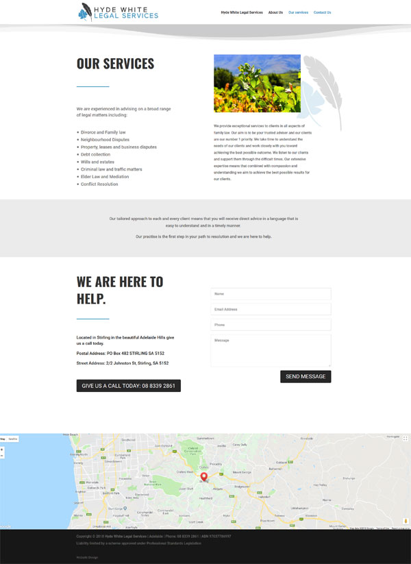 website design in adelaide small business