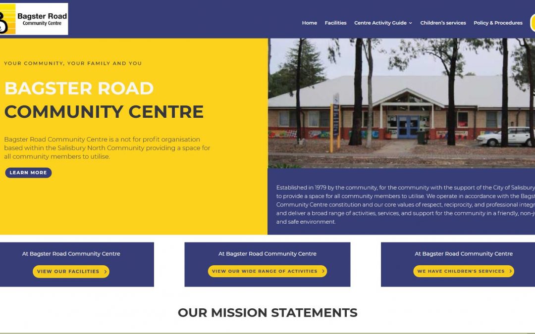 Bagster Road Community Centre website