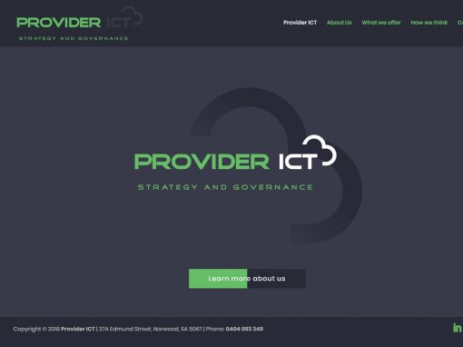 Website for Provider ICT