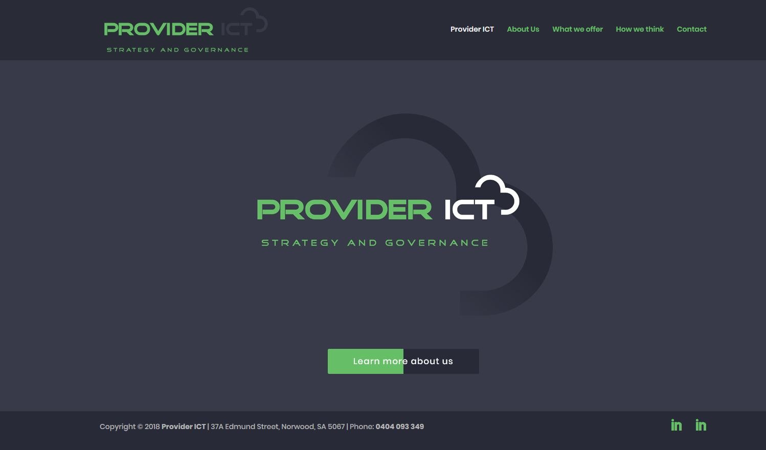 Website for Provider ICT