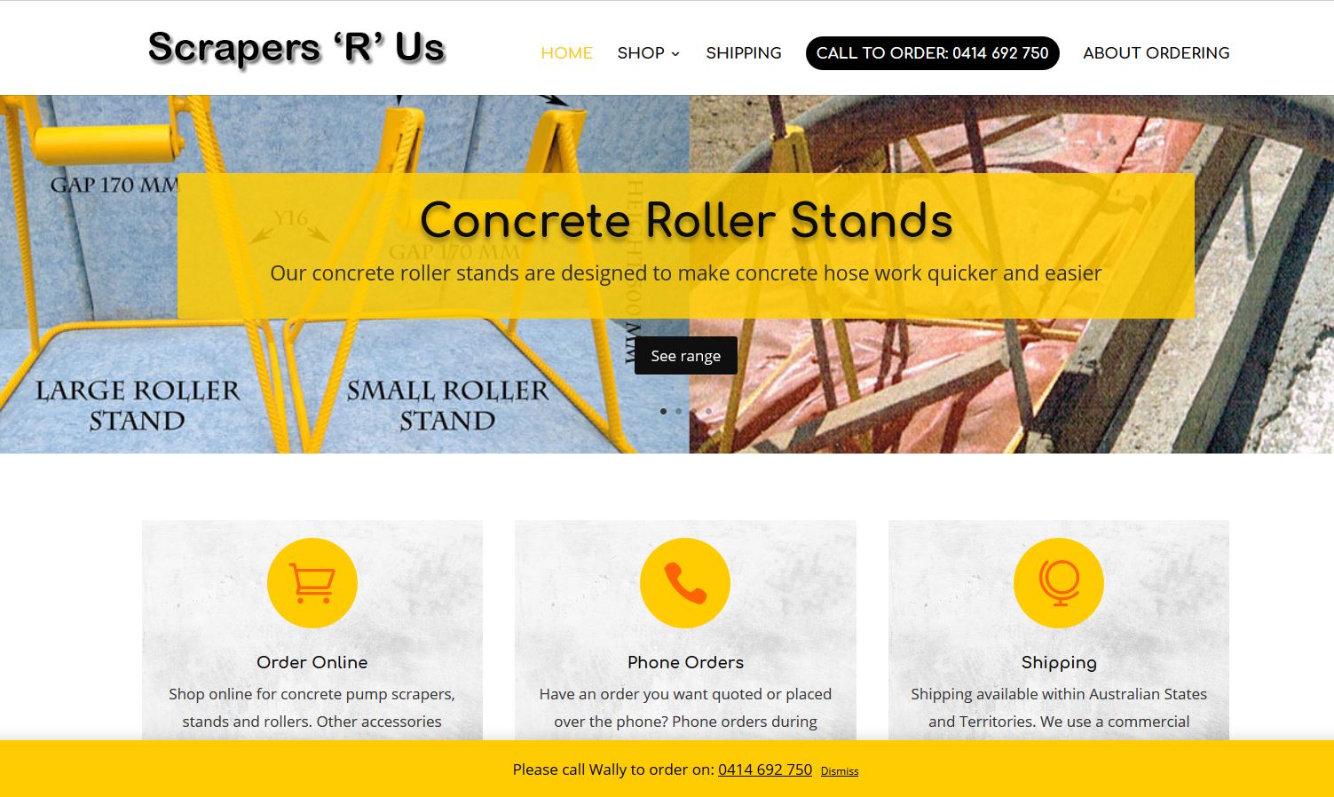 Website for Scrapers R Us
