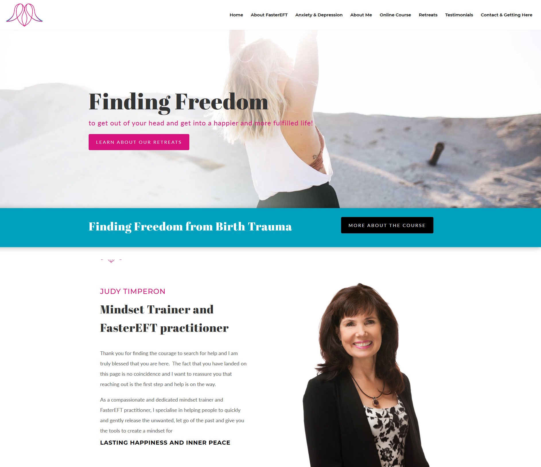 Website for Finding Freedom