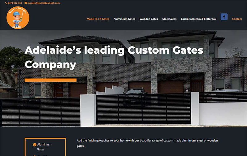 Website for business in Lonsdale, Adelaide