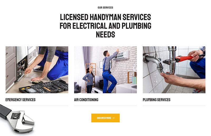 website design for tradies