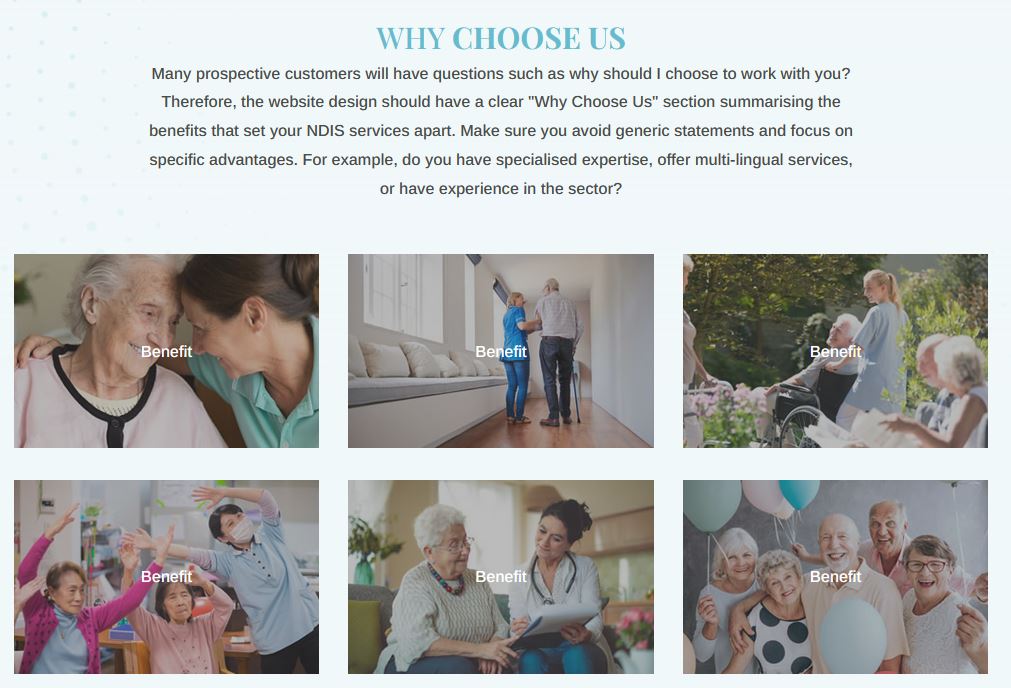 NDIS website design Adelaide