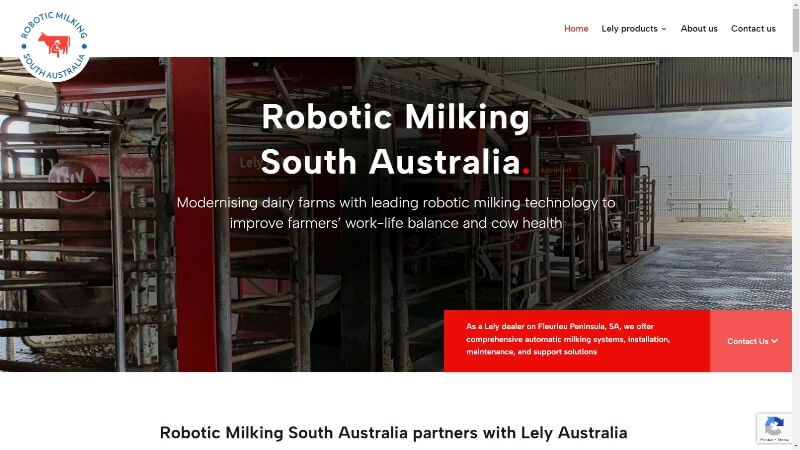 web design milking industry Adelaide