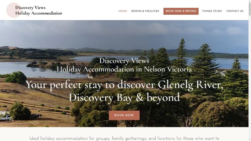 website design Nelson Bay Victoria Accommodation