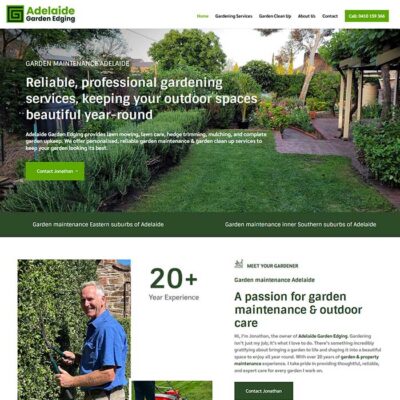 Garden Services web design