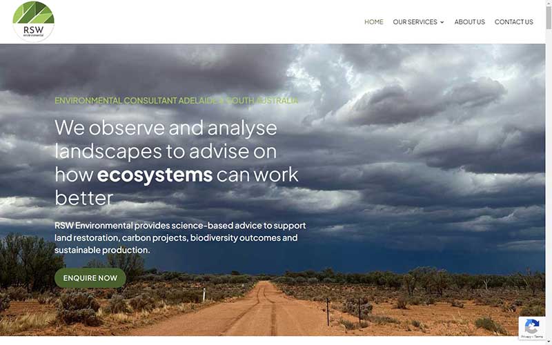 RSW-environmental-consultant-engineer Website design for manufacturing Adelaide