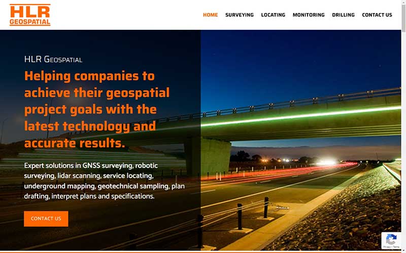hlr-geospatial-engineering-website-design Website design for manufacturing Adelaide