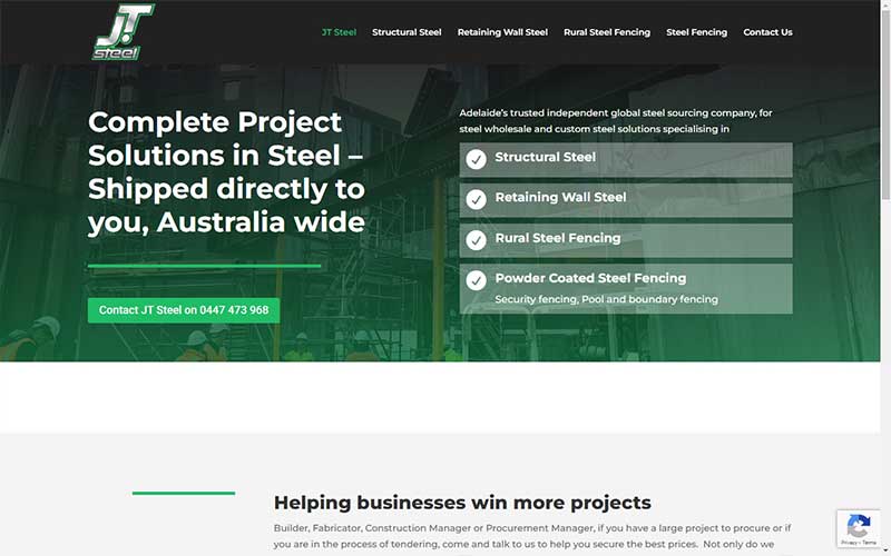 Website design for manufacturing Adelaide Website design for manufacturing Adelaide