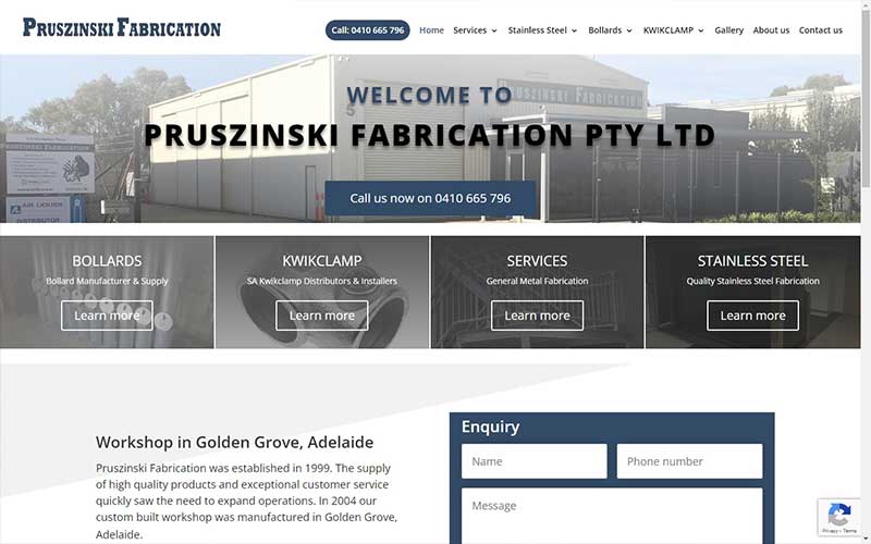 Website design for manufacturing Adelaide Website design for manufacturing Adelaide