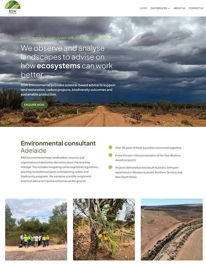 website designer Adelaide