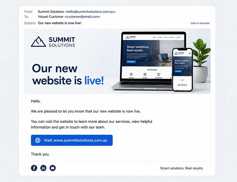 marketing your business website